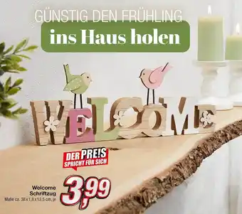 KiK Welcome schrifzug Angebot