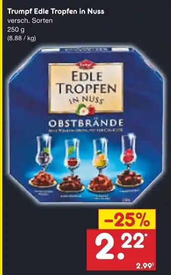 Netto Marken-Discount Trumpf Edle Tropfen in Nuss 250 g Angebot