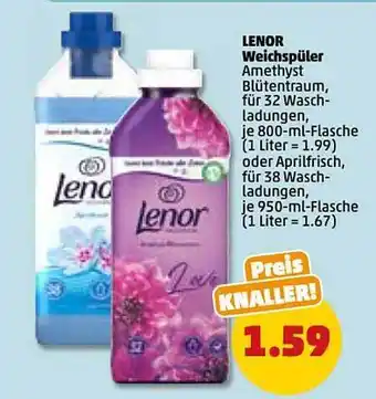 PENNY Lenor weichspüller Angebot