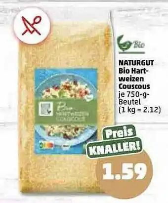 PENNY Naturgut bio hart-weizen couscous Angebot