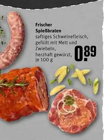 REWE Frischer spießbraten Angebot