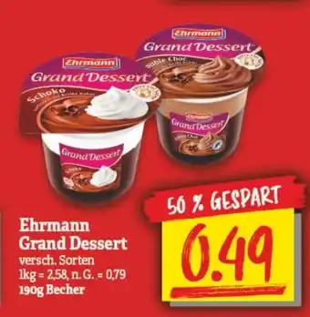 NP Discount Ehrmann Grand Dessert 190g Angebot