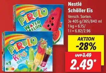 Lidl Nestlé Schöller Eis 405 g/365/840 ml Angebot