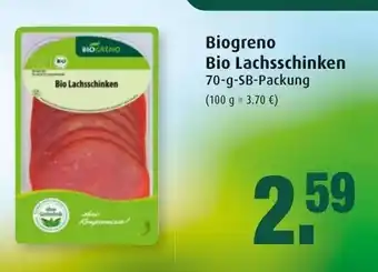 Markant Biogreno Bio Lachsschinken 70g Angebot