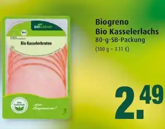 Markant Biogreno Bio Kasselerlachs 80g Angebot