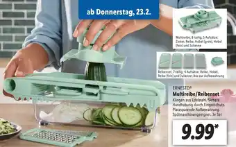 Lidl Ernesto Multireibe/Reibenset Angebot