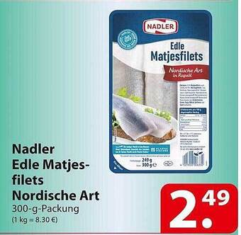 Famila Nord Ost Nadler edle matjes-filets nordische art Angebot