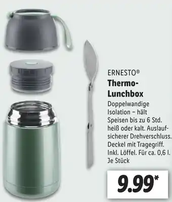 Lidl Ernesto Thermo Lunchbox Angebot