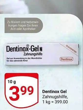 Globus Dentinox gel Angebot