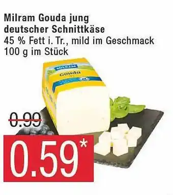 Marktkauf Milram gouda jung deutscher schnittkäse Angebot