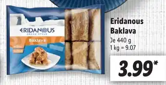 Lidl Eridanous Baklava 440 g Angebot