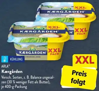 Aldi Süd Arla Kærgården 400 g Packung Angebot