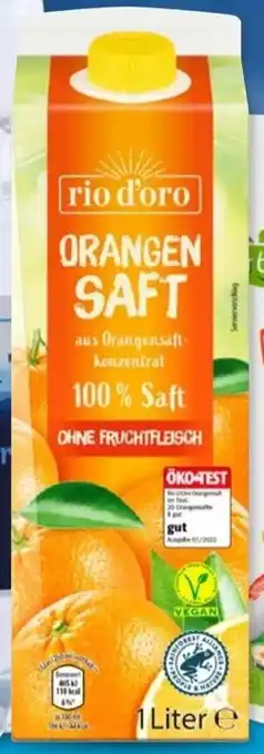 Aldi Süd Rio D'Oro Orangensaft 1 L Packung Angebot