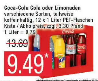 Marktkauf Coca Cola Kombikiste 12*1L Angebot