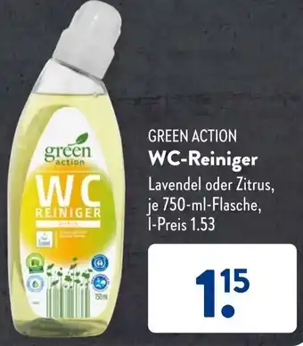 Aldi Süd Green Action WC Reiniger 750 ml Flasche Angebot