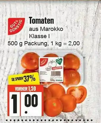 Edeka Frischemarkt Gut&günstig tomaten Angebot