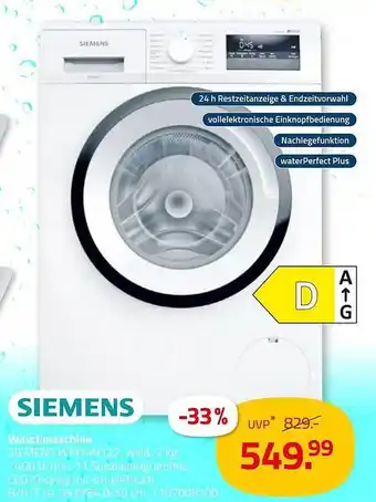 ROLLER Siemens waschmaschine Angebot