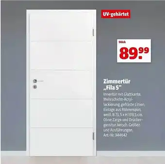 Hagebau Zimmertür „fila 5” Angebot