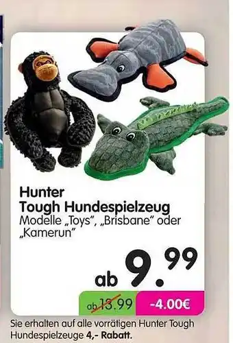 MegaZoo Hunter tough hundespielzeug Angebot