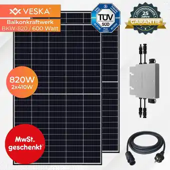 Netto Marken-Discount Veska® premium- balkonkraftwerk 820w/600w Angebot