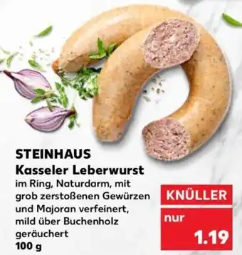 Kaufland Steinhaus Kasseler Leberwurst 100 g Angebot