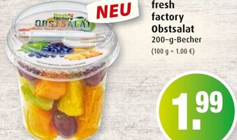 Markant Fresh factory Obstsalat 200g Becher Angebot