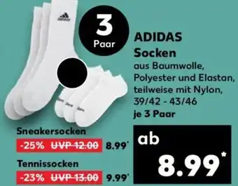 Kaufland Adidas Socken Angebot