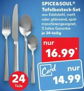 Kaufland Spice & Soul Tafelbesteck Set Angebot