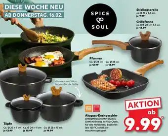 Kaufland Spice & Soul Aluguss Kochgeschirr Angebot