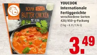 Markant Youcook Internationale Fertiggerichte 420/450g Angebot