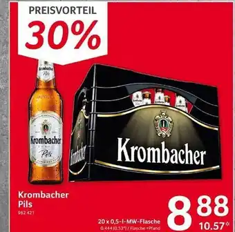 Selgros Krombacher pils Angebot