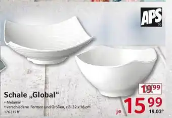 Selgros Schale „global” Angebot