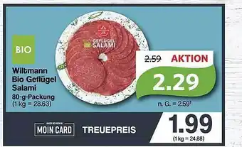 Famila Nord West Wiltmann bio geflügel salami Angebot