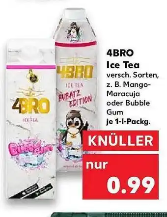 Kaufland 4bro ice tea Angebot