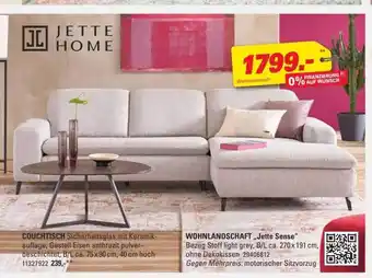 Höffner Jette home couchtisch wohnlandschaft „jette sense” Angebot