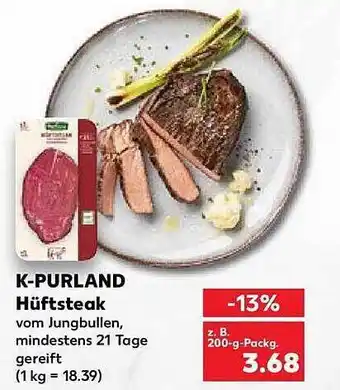 Kaufland K-purland hüftsteak Angebot