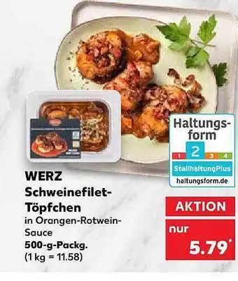 Kaufland Werz schweinefilet-töpfchen Angebot