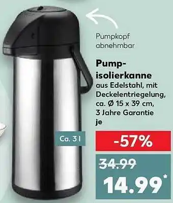 Kaufland Pump-isolierkanne Angebot