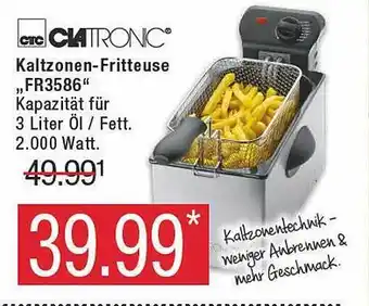 Marktkauf Clatronic kaltzonen-fritteuse „fr3586“ Angebot