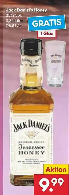 Netto Marken-Discount Jack daniel's honey Angebot