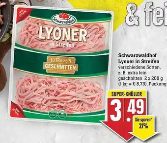 Edeka Schwarzwaldhof lyoner in streifen Angebot