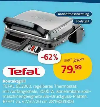 ROLLER Tefal kontaktgrill Angebot