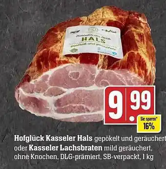 Edeka Hofglück kasseler hals oder kasseler lachsbraten Angebot