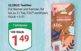 Globus Teefilter Angebot