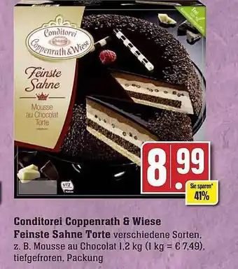 Edeka Conditorei coppenrath & wiese feinste sahne torte Angebot