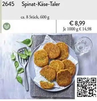 Eismann Spinat-käse-taler Angebot