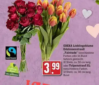 Edeka Edeka lieblingsblume edelrosenstrauß „fairtrade“ Angebot