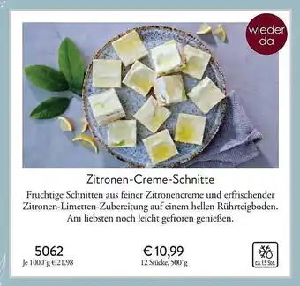 Eismann Zitronen-creme-schnitte Angebot