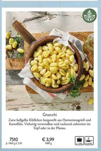 Eismann Gnocchi Angebot