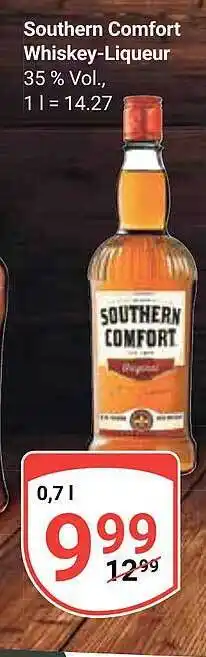 Globus Southern comfort whiskey-liqueur Angebot